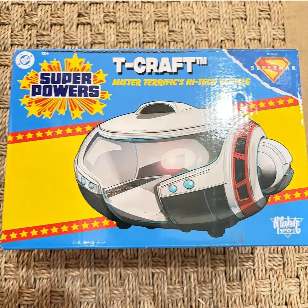 McFarlane Toys DC Super Powers T-Craft Mister Terrific's Hi-Tech Vehicle NEW